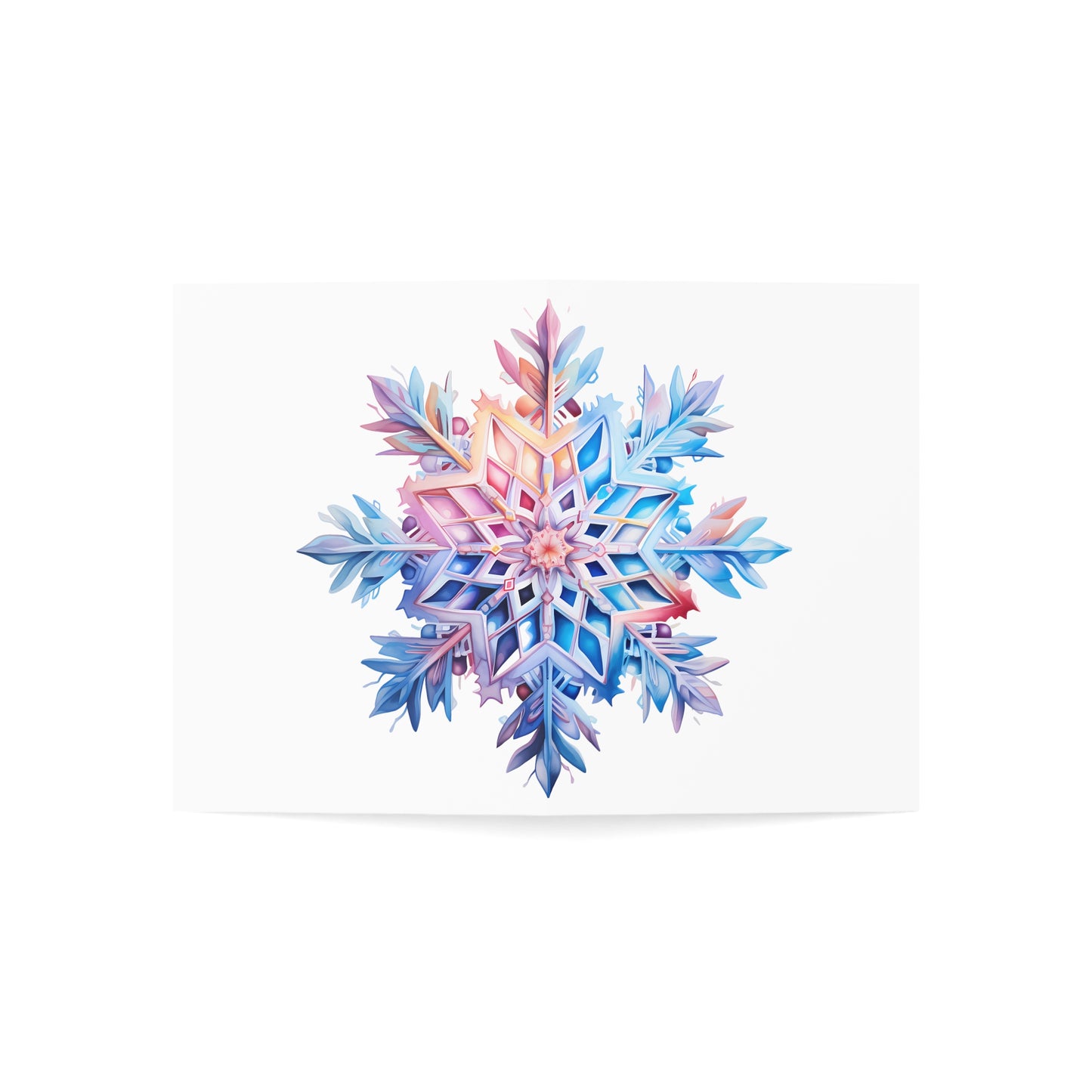 Snow Flake Holiday Cards