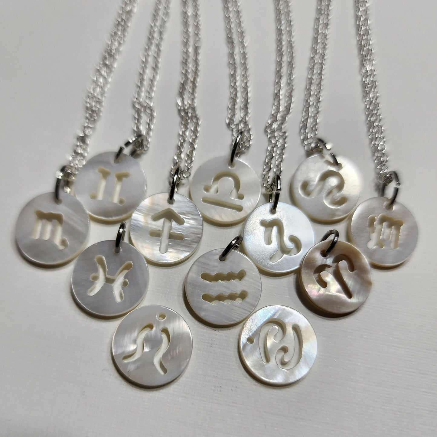 Shell Zodiac Necklaces