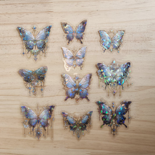 Holographic Butterfly Sticker Pack