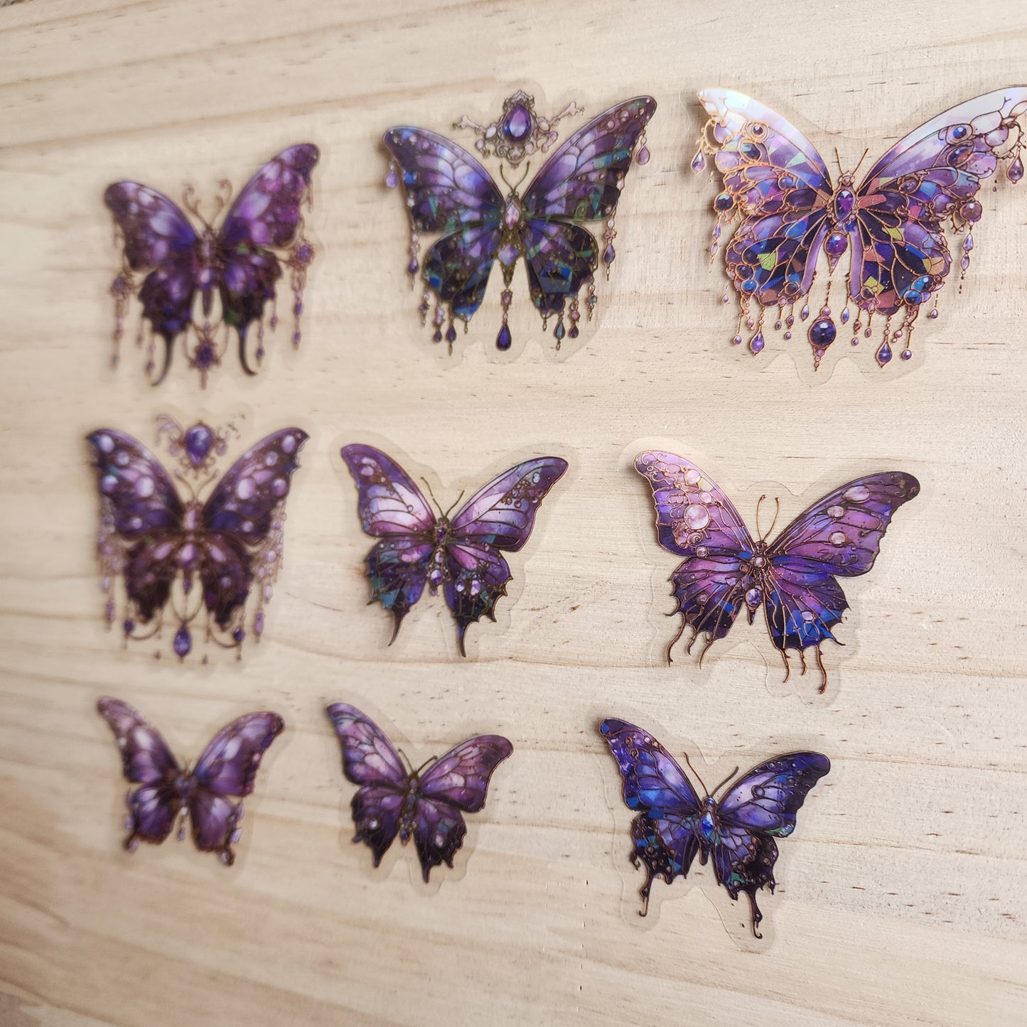 Holographic Butterfly Sticker Pack