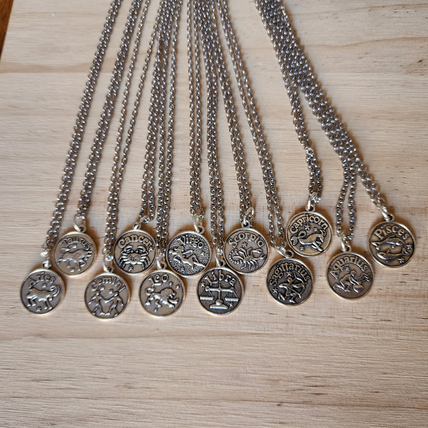 Zodiac Medallion Necklaces