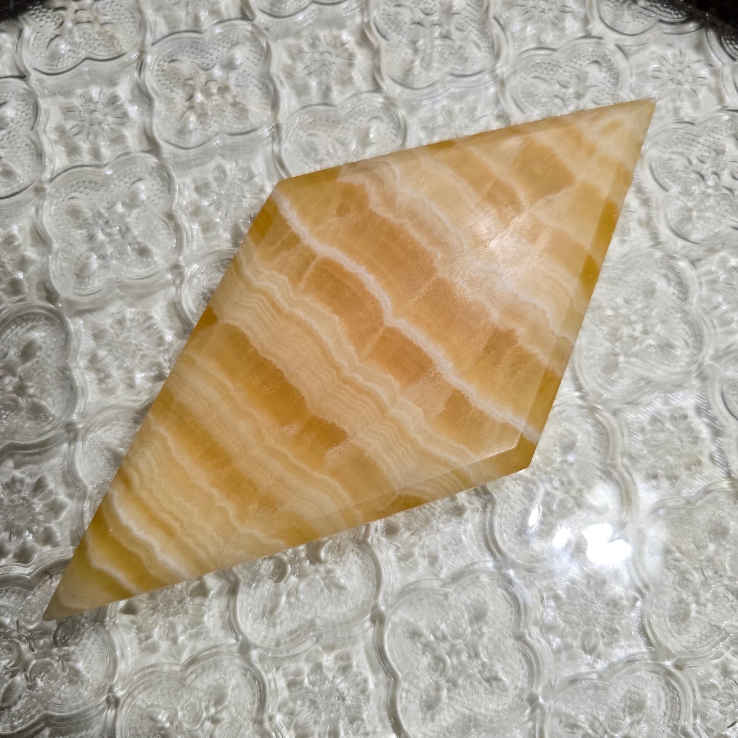 Orange Calcite Dimond