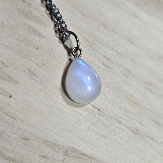 Moonstone Drop Necklace