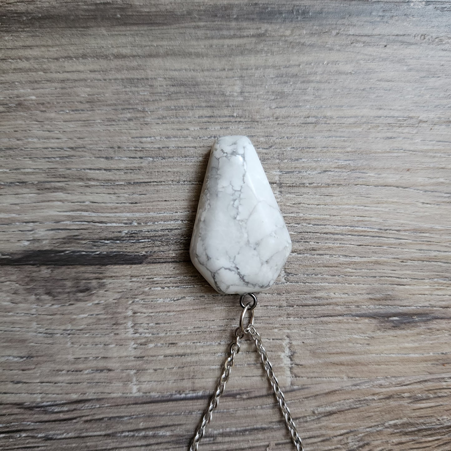Labradorite Coffin Necklace